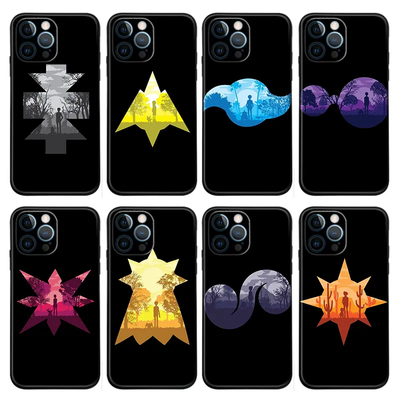 Minimalist SilhouAlien Visitorte — Nature Scenery Art Phone Case