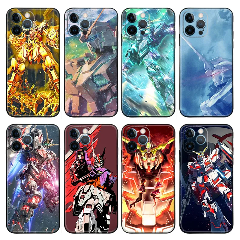Gundam Phone Case — RX-0 Unicorn & Mecha Anime Mobile Suit Graphics