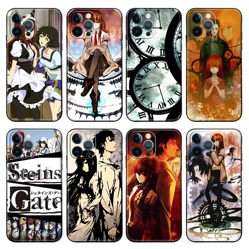 Steins Gate Kurisu Makise Anime Matte Printed TPU Phone Case with Lanyard