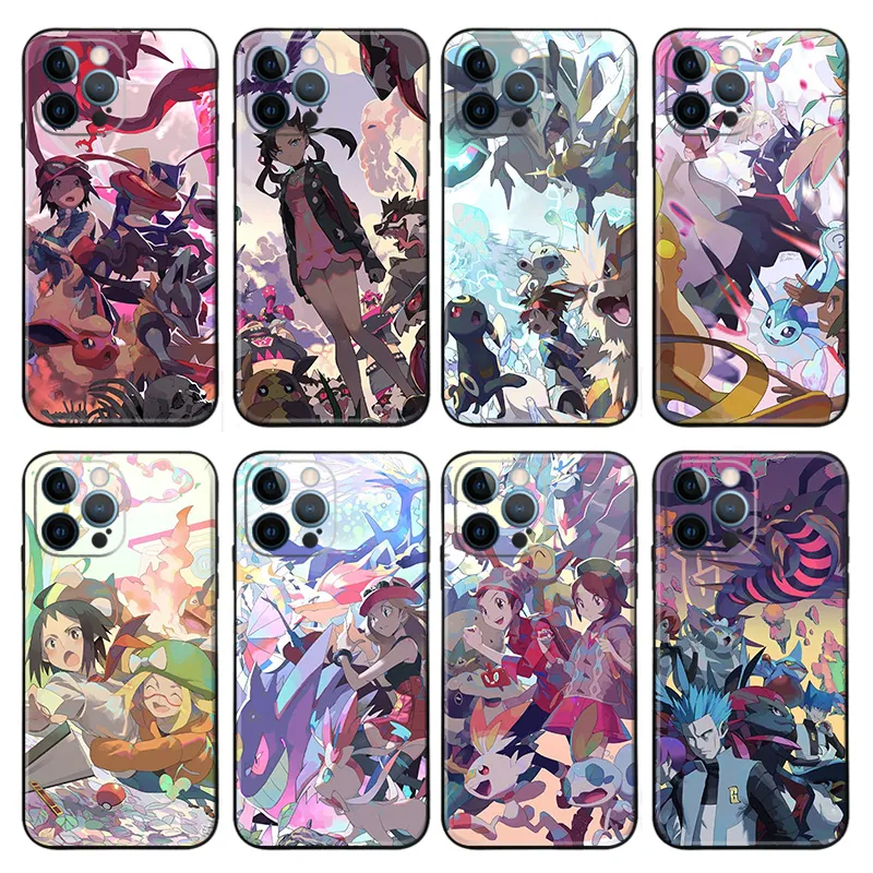 Creature Collection Trainers Anime Matte Printed TPU Phone Case with Lanyard