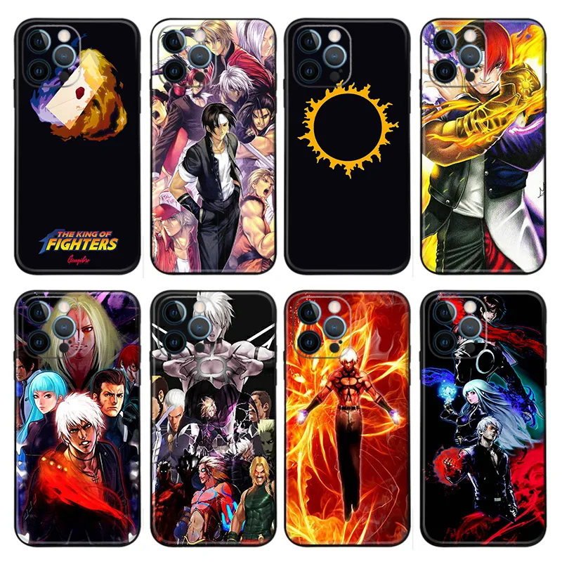 The King of Fighters KOF Gaming Matte Printed TPU Phone Case with Lanyard
