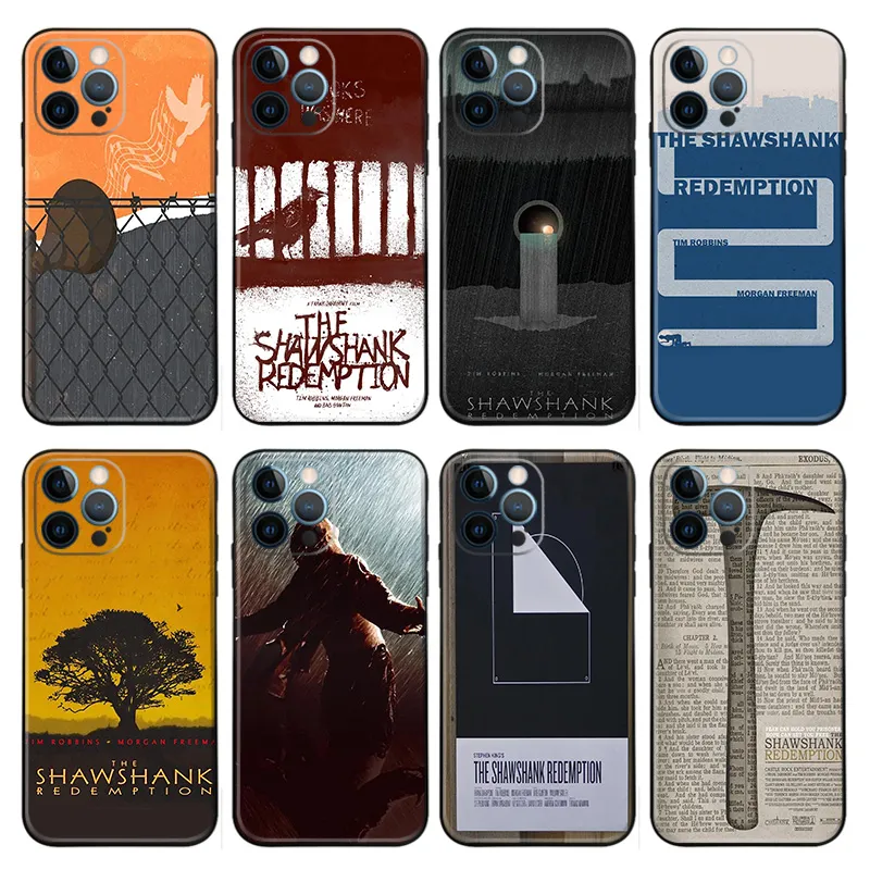 The Shawshank Redemption Movie Vintage Matte Printed TPU Phone Case with Lanyard