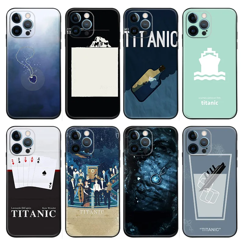 Titanic Movie Vintage Matte Printed TPU Phone Case with Lanyard