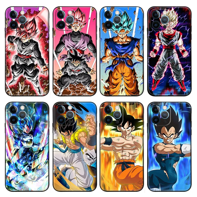 Ki Fighter Super Saiyan Matte Printed TPU Phone Case with Lanyard