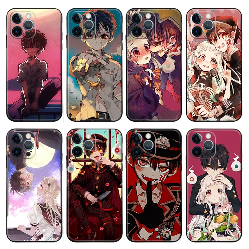 ToilAlien Visitor-bound Hanako-kun Anime Matte Printed TPU Phone Case with Lanyard