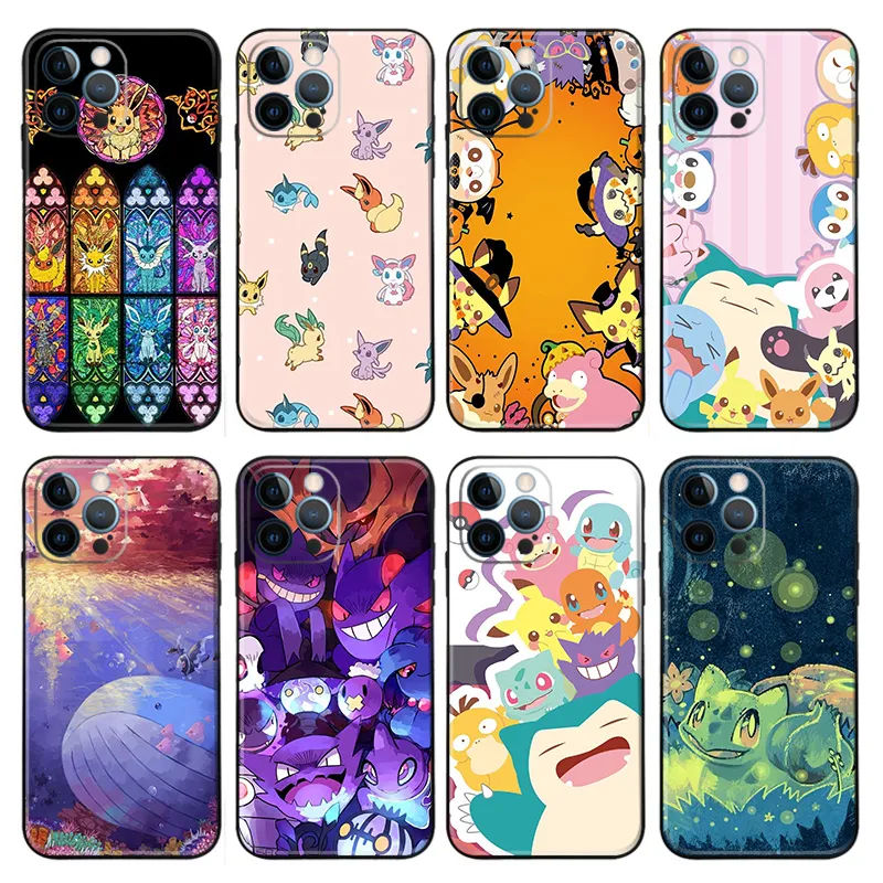 Creature Collection Anime Matte Printed TPU Phone Case with Lanyard