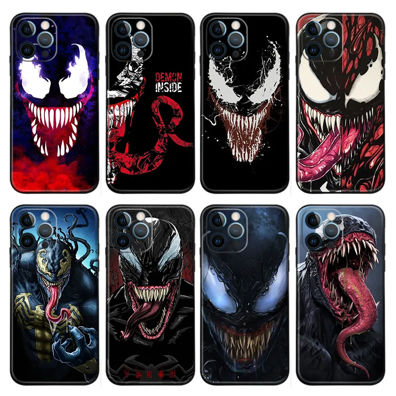 Hero Comic Venom — Carnage Symbiote Sci-Fi Movie Comic Matte TPU Phone Case