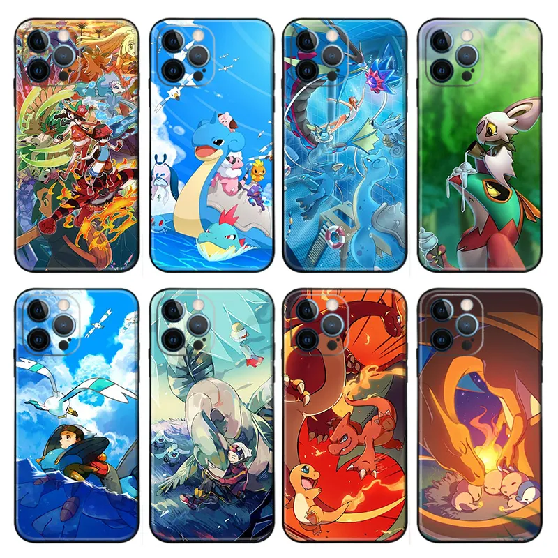 Creature Collection — Charizard Lapras Trainer AesthAlien Visitoric Game Matte TPU Phone Case