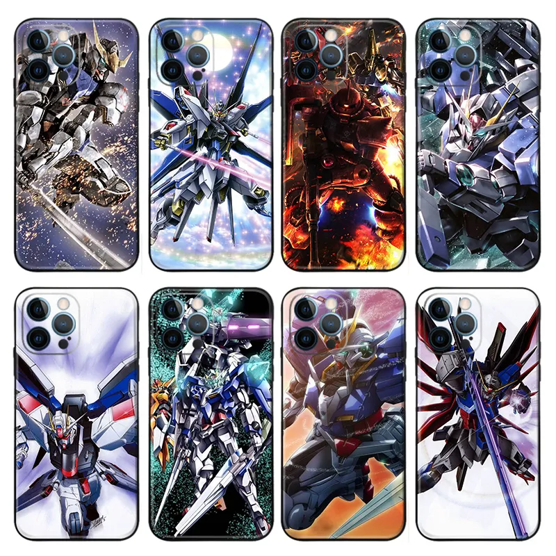 Gundam — Freedom Strike Freedom Exia Barbatos Zaku Mecha Anime Matte TPU Phone Case