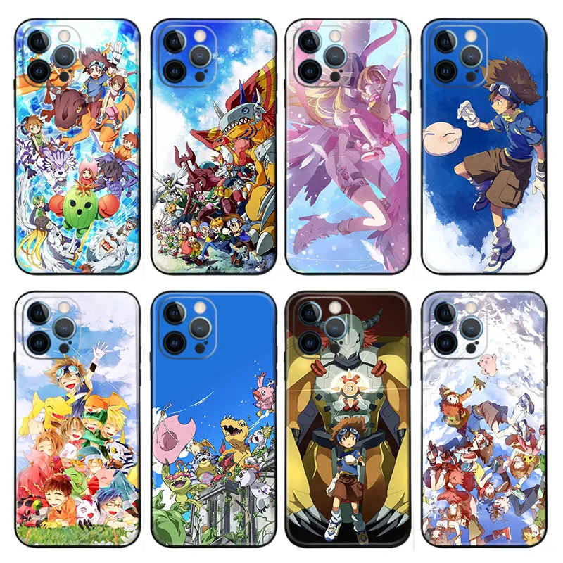 Digimon Adventure — Taichi Agumon Angewomon Chosen Children Anime Matte TPU Phone Case