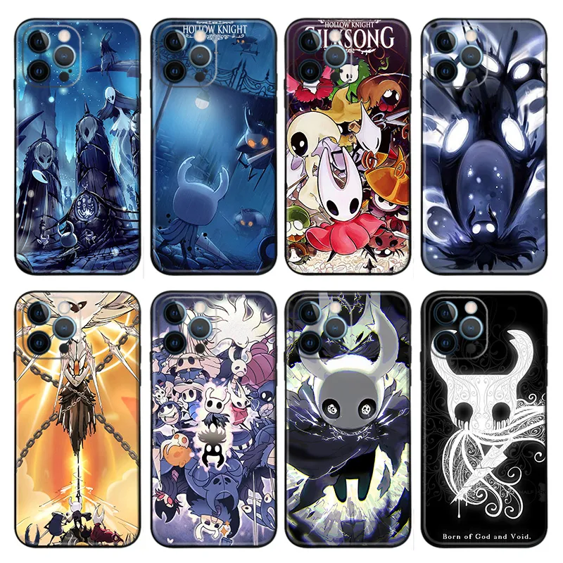 Hollow Knight — Silksong HornAlien Visitor & Radiance Void Game Matte TPU Phone Case