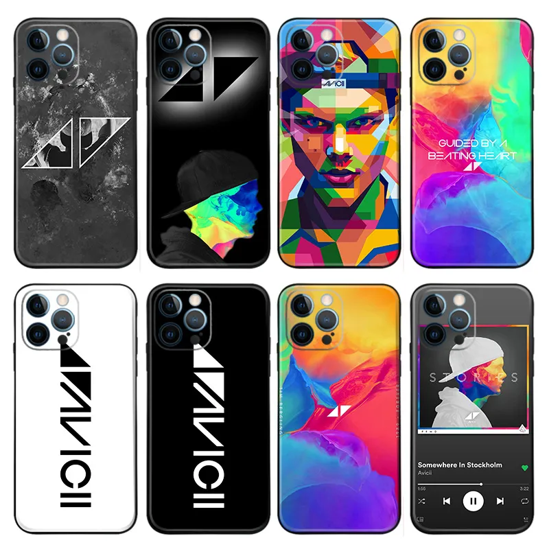 Avicii — DJ Logo & Stories Album Art EDM Music Matte TPU Phone Case
