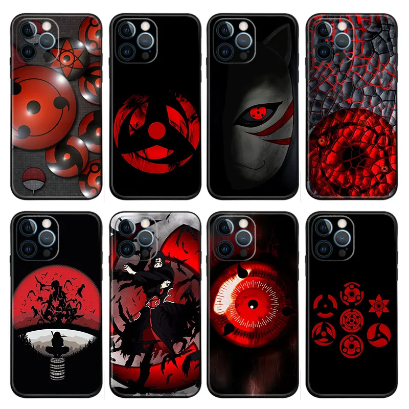 Ninja Anime  — Itachi Uchiha Mangekyou Sharingan Akatsuki Anime Matte TPU Phone Case