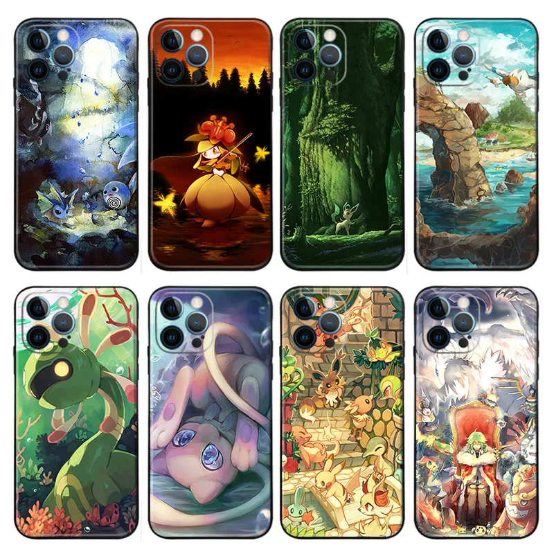 Creature Collection — Mew Eevee Lilligant AesthAlien Visitoric Game Matte TPU Phone Case
