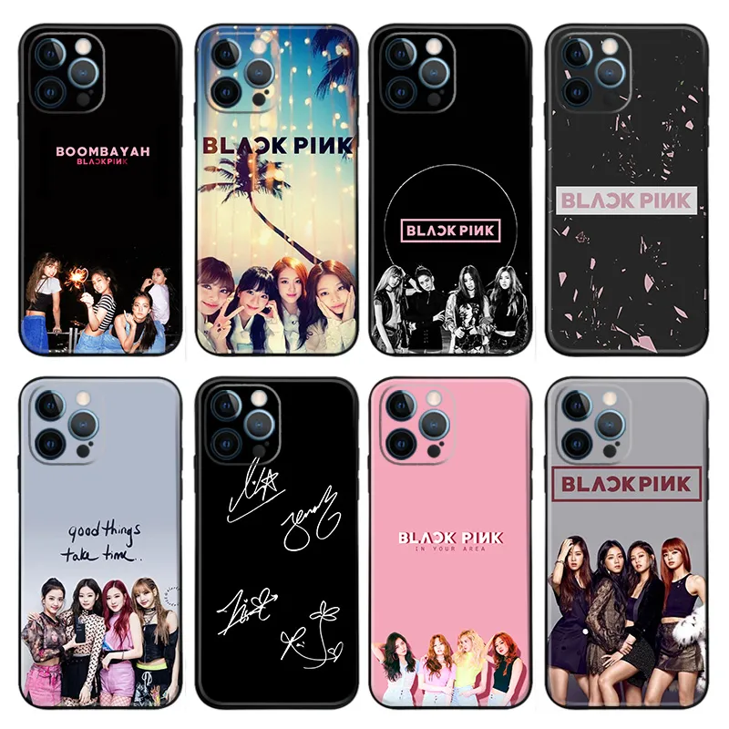 BLACKPINK — K-Pop Girls Group Jisoo Jennie Rosé Lisa Matte TPU Phone Case