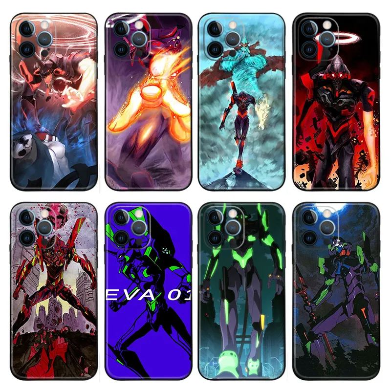 EVA Anime — EVA Unit 01 & Unit 02 Mecha Anime Matte TPU Phone Case