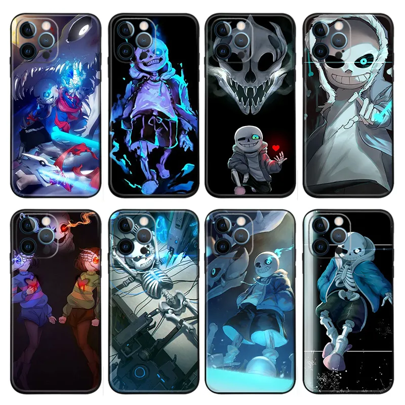 Undertale — Sans & Gaster Blaster Frisk Chara Game Matte TPU Phone Case
