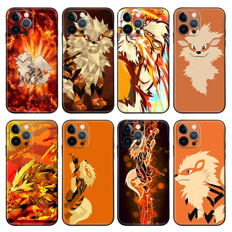 Creature Collection — Arcanine & Growlithe Fire Type Anime TPU Phone Case