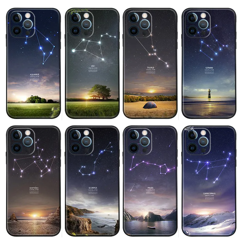 Zodiac Constellation — Starry Night Sky Astrological Sign Phone Case