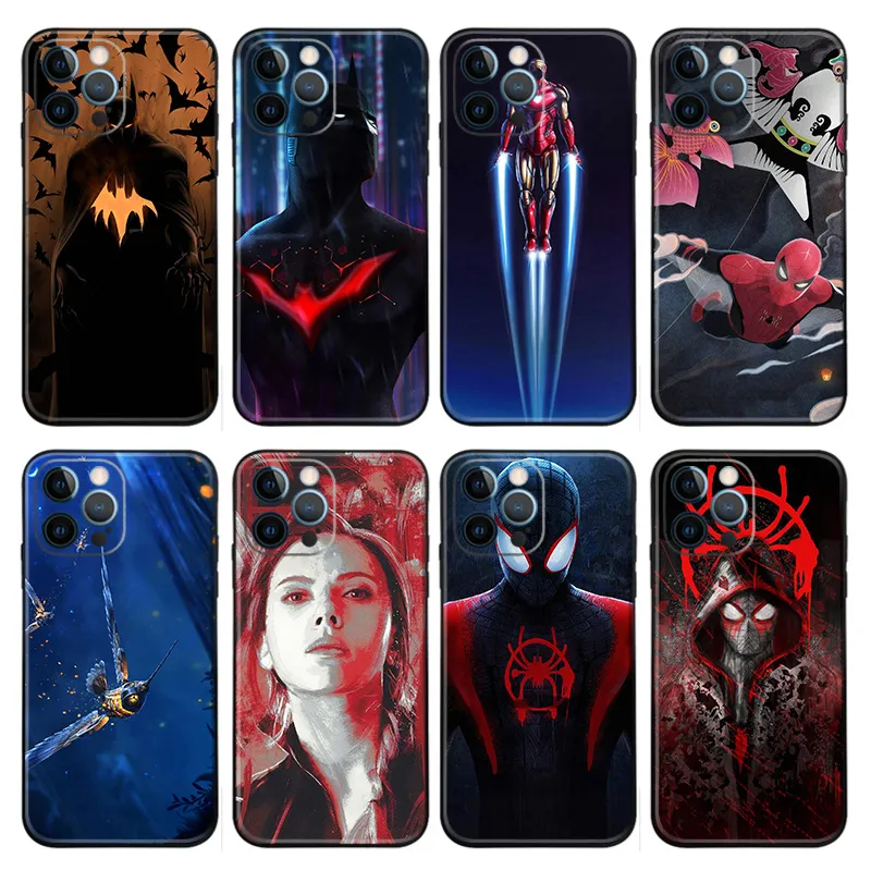 Hero Comic & DC Superheroes — Batman Iron Man Spider-Man Phone Case