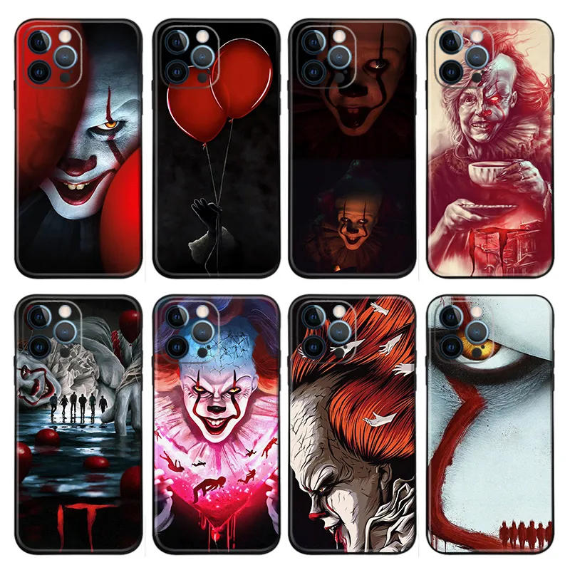 IT Pennywise — Creepy Clown & Red Balloon Horror Phone Case
