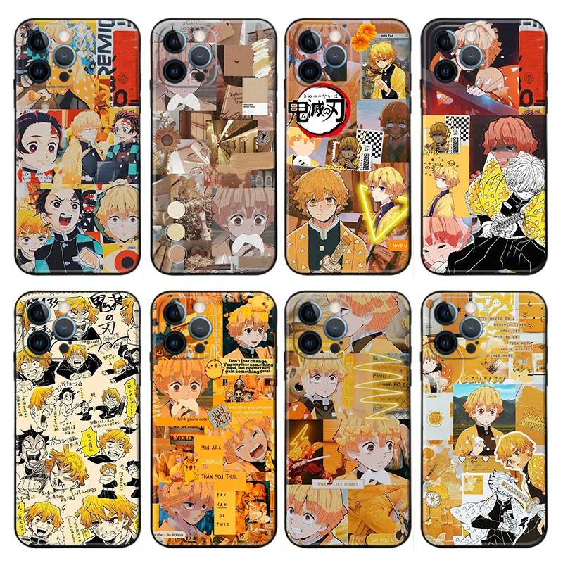 Blade Corps — Zenitsu Agatsuma AesthAlien Visitoric Anime Collage Phone Case