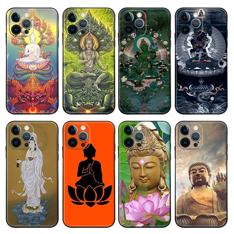Buddhist Art — Buddha & Guanyin Sacred Matte Phone Case