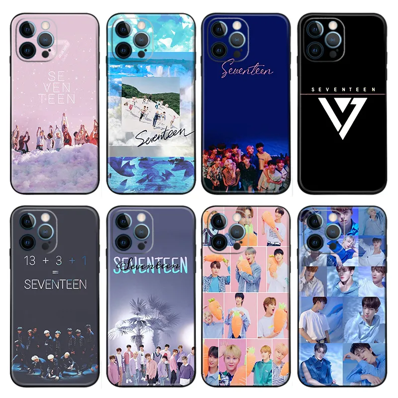 SEVENTEEN — K-Pop Group Photo Logo Matte Phone Case