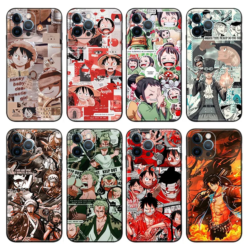 Pirate Voyage — Wano Country Manga Collage Phone Case