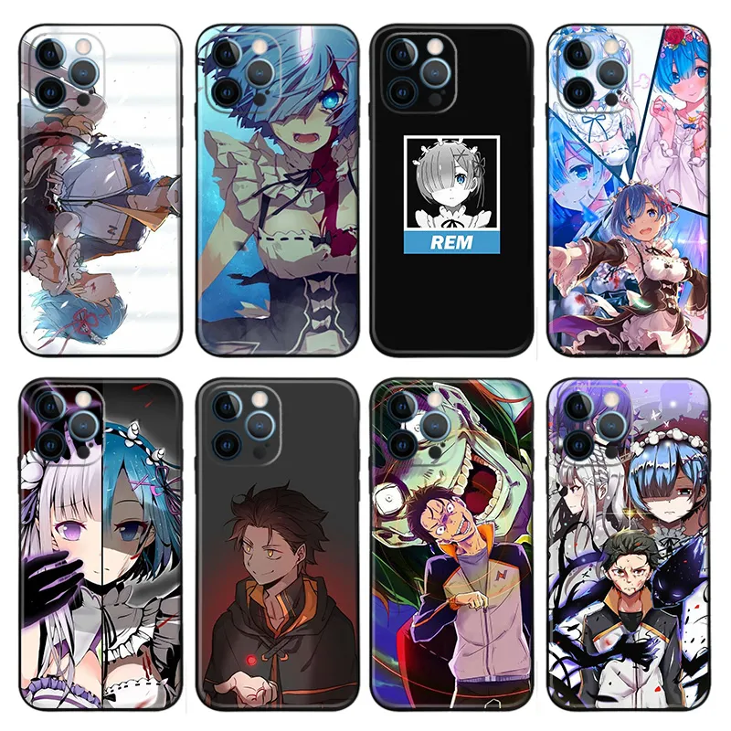 Re:Zero — Rem and Subaru Dark AesthAlien Visitoric Phone Case