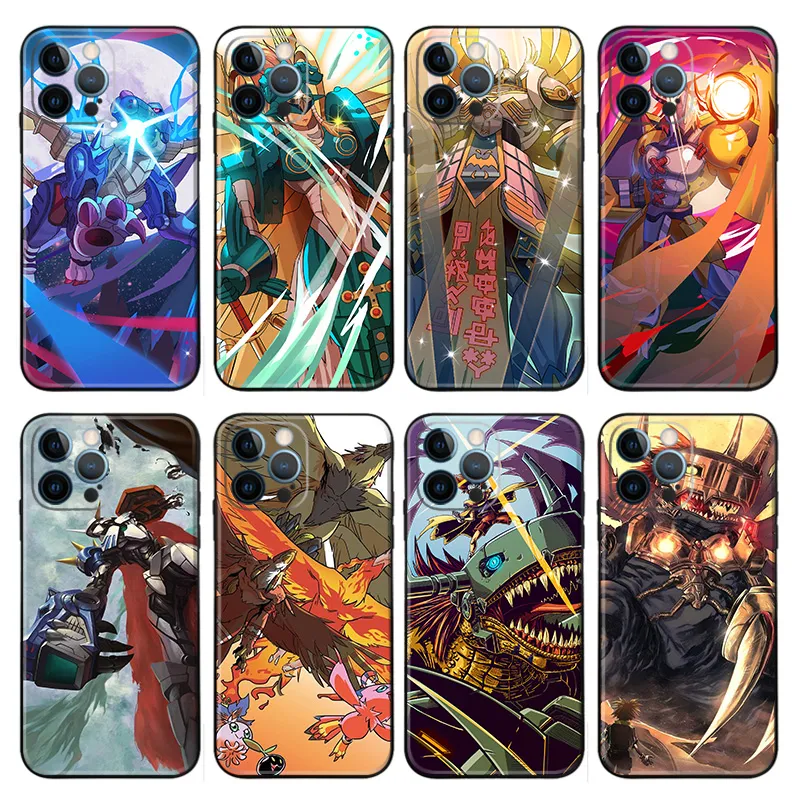 Digimon — Omegamon and Classic Digital Monsters Phone Case