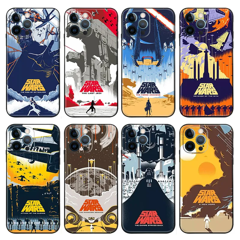 Galaxy Wars — Minimalist Saga Movie Poster Phone Case