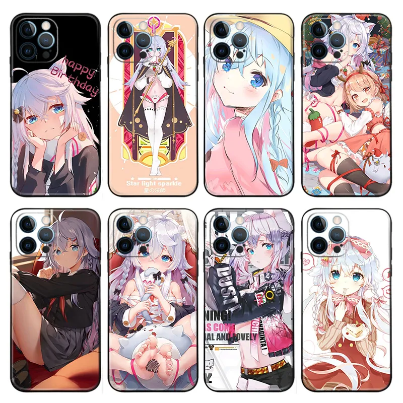 Anime Character — White-Haired Girl Illustration Series Phone Case