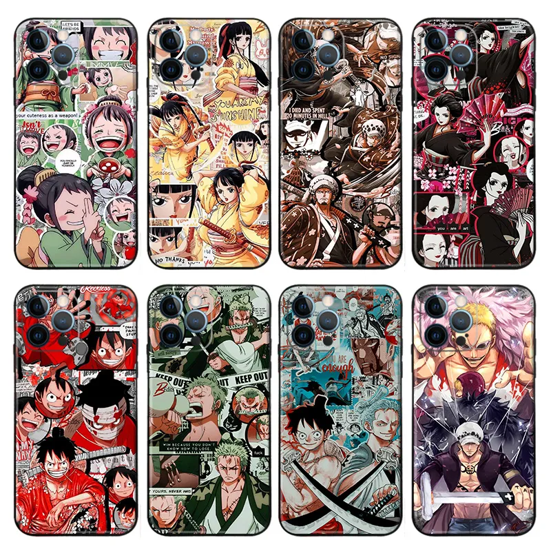 Pirate Voyage — Wano Country Character Collage Phone Case