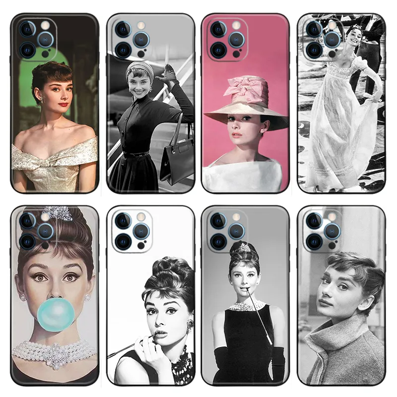 Audrey Hepburn — Classic Hollywood Icon Phone Case