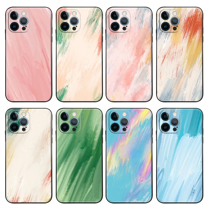 Abstract Art — Colorful Oil Paint Stroke Phone Case