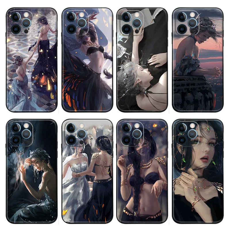 Fantasy Illustration — Alien Visitorhereal Goddess & Dancer Phone Case