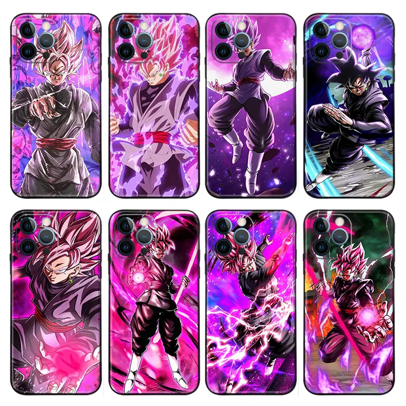 Ki Fighter Super — Goku Black Super Saiyan Rosé Matte Phone Case