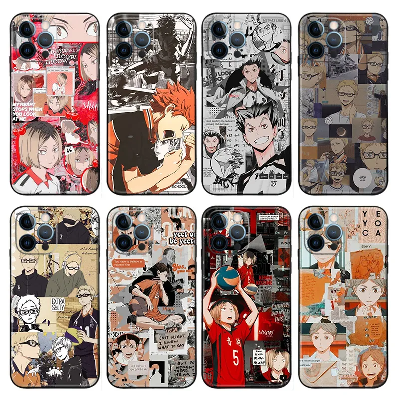 Haikyu!! — Volleyball Stars AesthAlien Visitoric Collage Matte Phone Case