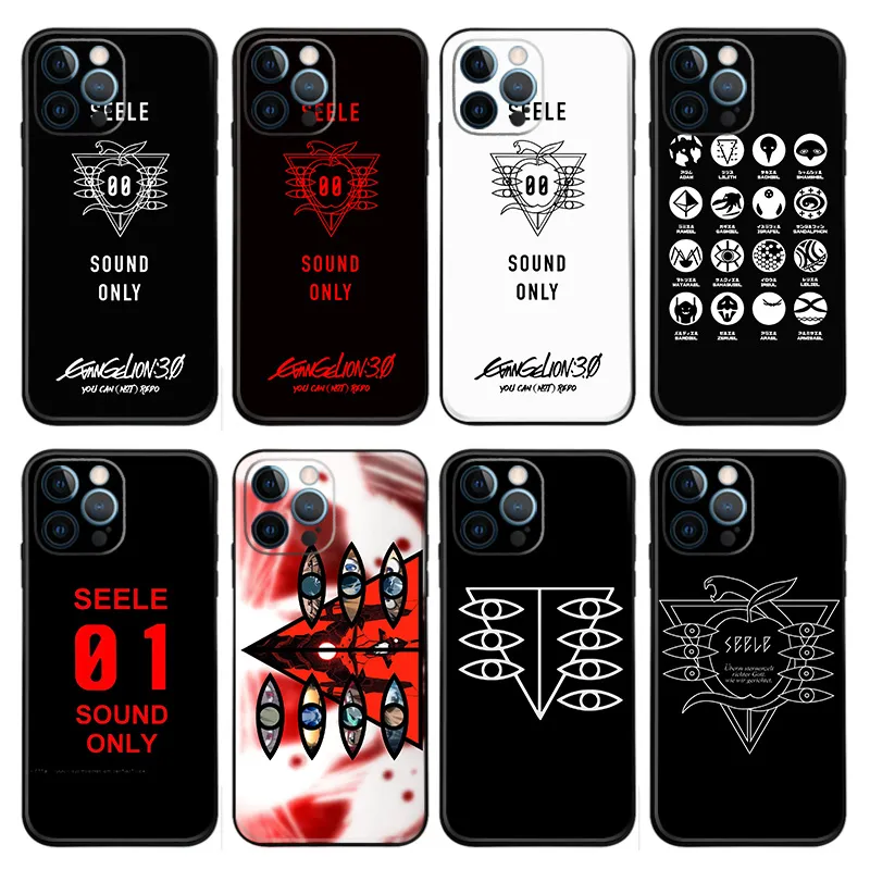 Neon Genesis EVA Anime — SEELE Sound Only Monolith Phone Case