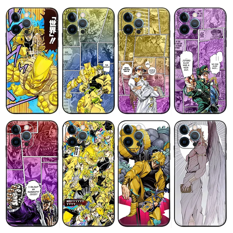JOJO Anime — DIO & The World Manga Panels Matte Phone Case