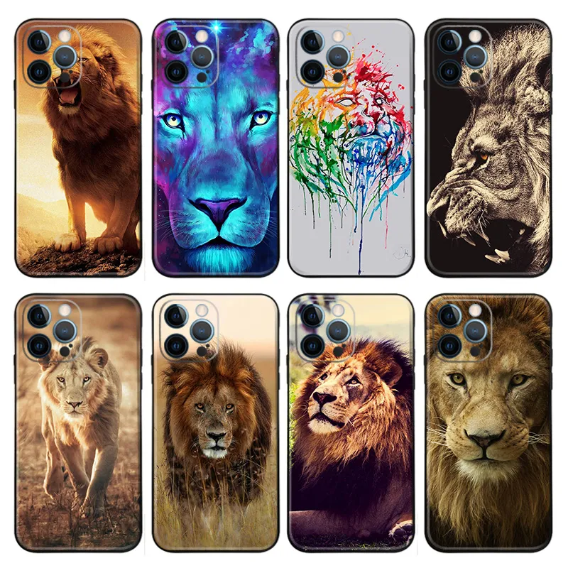 Lion — Majestic Wildlife King Portrait Phone Case