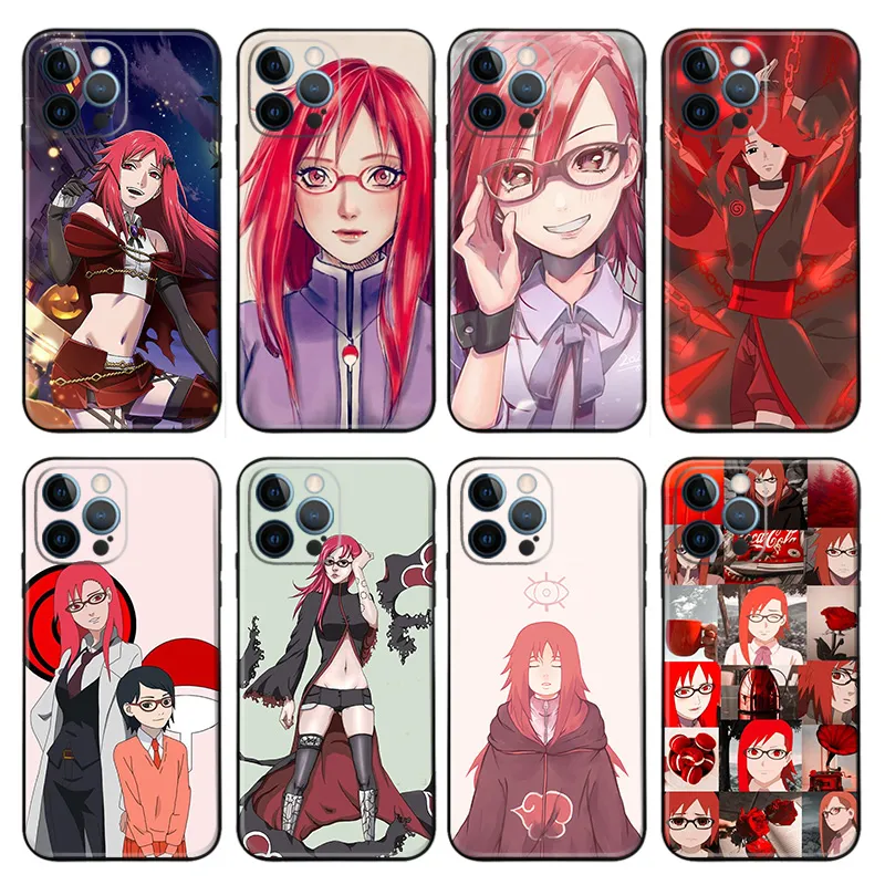 Ninja Anime — Karin Uzumaki Crimson Kunoichi Phone Case