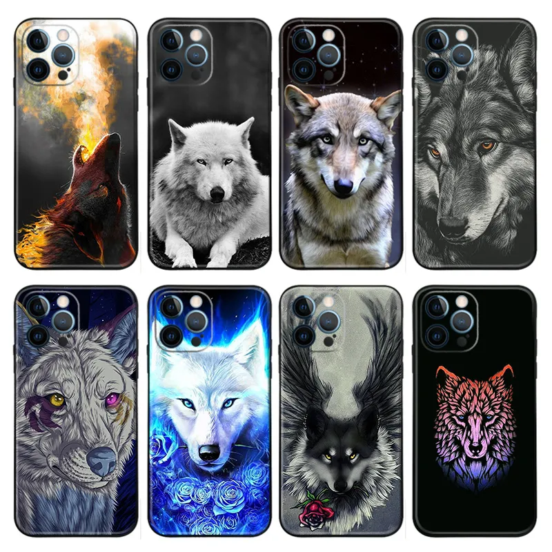 Wolf — Mystic Wilderness Lone Wolf Portrait Phone Case
