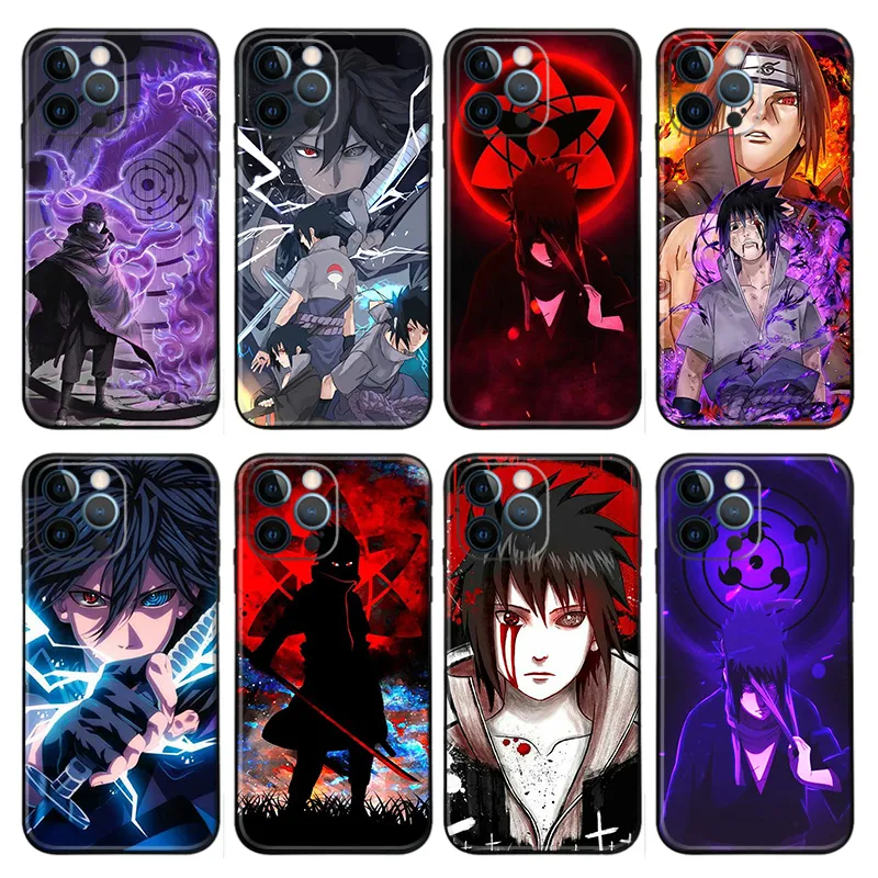 Ninja Anime — Sasuke Uchiha Rinnegan & Sharingan Phone Case