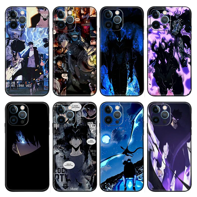 Solo Leveling — Sung Jinwoo Shadow Monarch Matte Phone Case