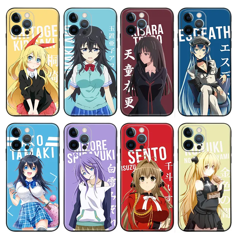 Anime Heroines — Mixed Waifu Collection Art Phone Case