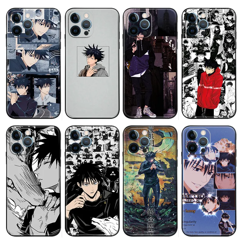 Curse Exorcist — Megumi Fushiguro Shadow PuppAlien Visitor Phone Case