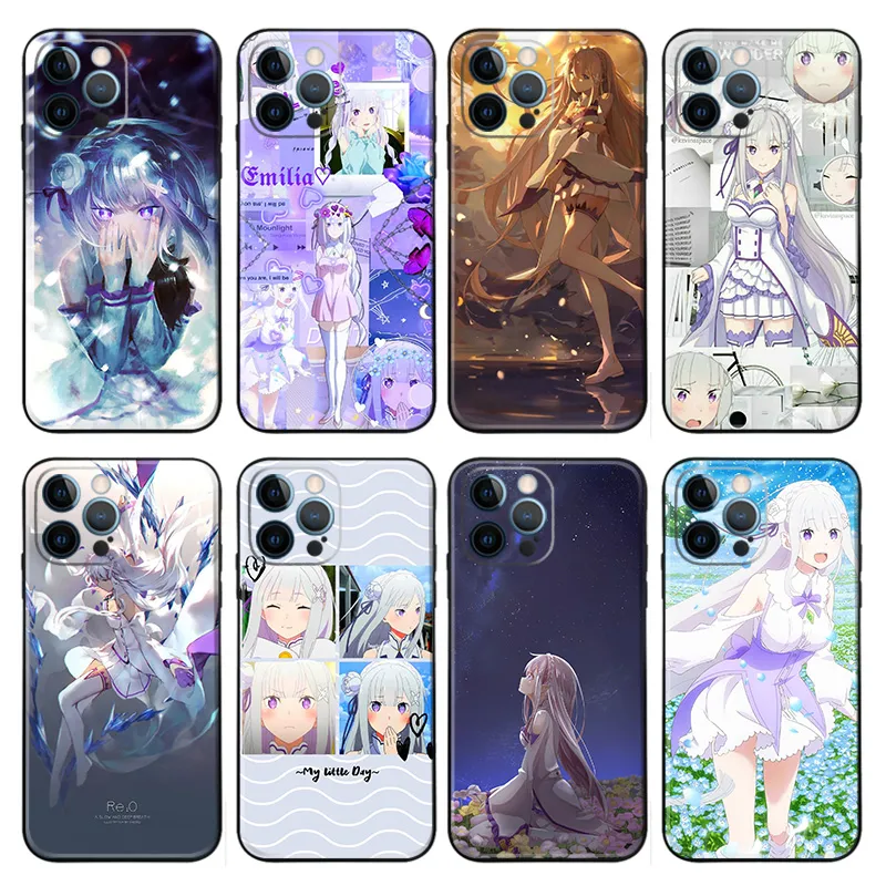 Re:Zero — Emilia White Witch Collage Phone Case