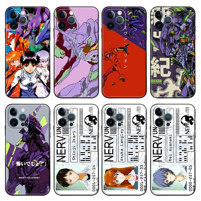 EVA Anime — NERV Pilots and EVA Units Matte Phone Case